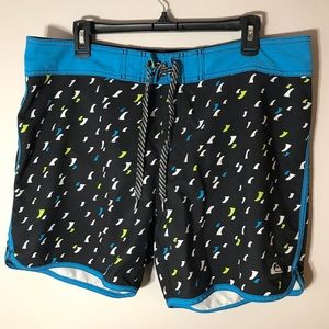 Quicksilver Swim Shorts. Size 36”.